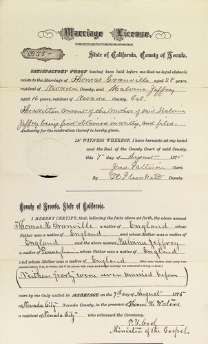 Click to see DR 6 G-42 of Marriage Certificates (DR 6 G)