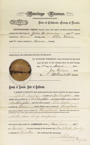 Click to see DR 6 G-47 of Marriage Certificates (DR 6 G)