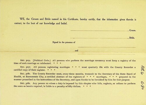Click to see DR 6 G-80 of Marriage Certificates (DR 6 G)