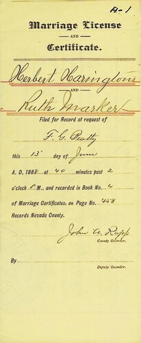 Click to view Marriage Certificates (DR 6 H) Marriage Certificates (DR 6 H)