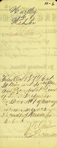 Click to see DR 6 H-6 of Marriage Certificates (DR 6 H)