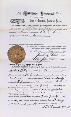 Click to see DR 6 H-15 of Marriage Certificates (DR 6 H)