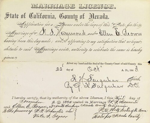 Click to see DR 6 H-22 of Marriage Certificates (DR 6 H)