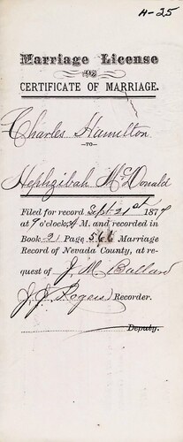 Click to see DR 6 H-25 of Marriage Certificates (DR 6 H)