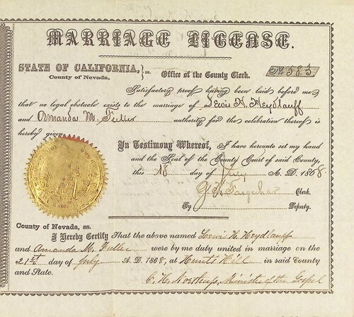 Click to see DR 6 H-35 of Marriage Certificates (DR 6 H)