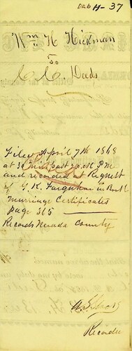 Click to see DR 6 H-37 of Marriage Certificates (DR 6 H)