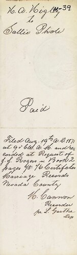 Click to see DR 6 H-39 of Marriage Certificates (DR 6 H)