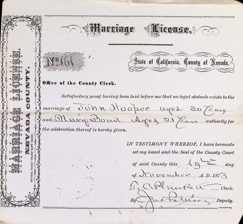 Click to see DR 6 H-63 of Marriage Certificates (DR 6 H)