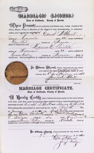 Click to see DR 6 H-115 of Marriage Certificates (DR 6 H)