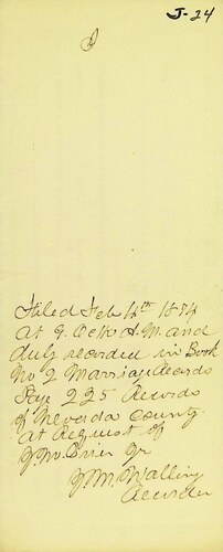 Click to see DR 6 J-24 of Marriage Certificates (DR 6 J)