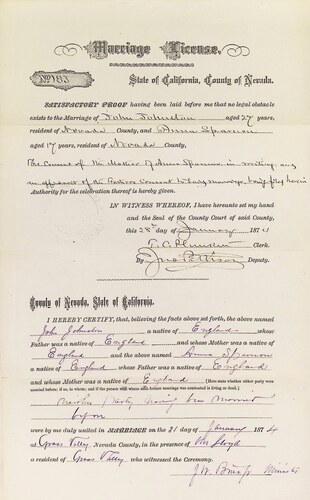 Click to see DR 6 J-24 of Marriage Certificates (DR 6 J)