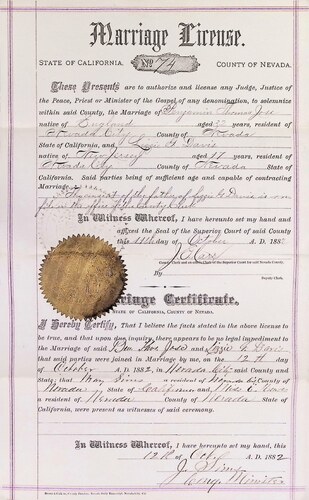 Click to see DR 6 J-44 of Marriage Certificates (DR 6 J)