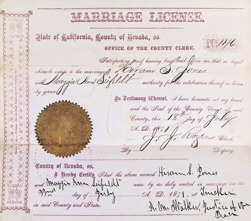 Click to see DR 6 J-50 of Marriage Certificates (DR 6 J)
