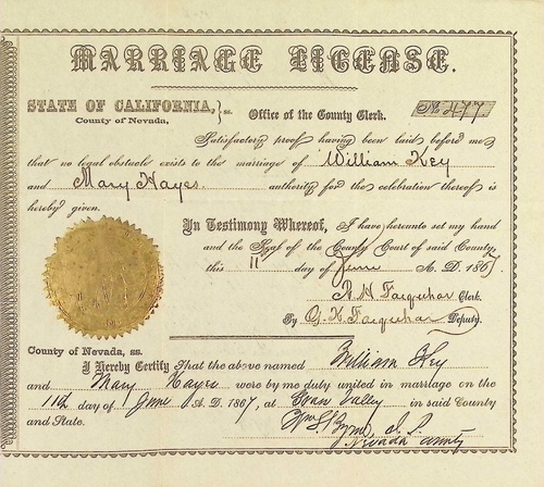 Click to see DR 6 K-6 of Marriage Certificates (DR 6 K)