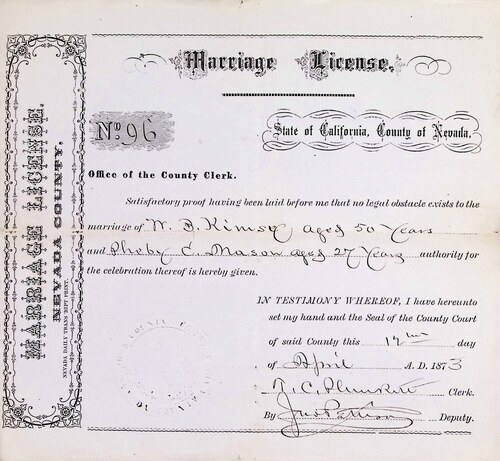 Click to see DR 6 K-9 of Marriage Certificates (DR 6 K)