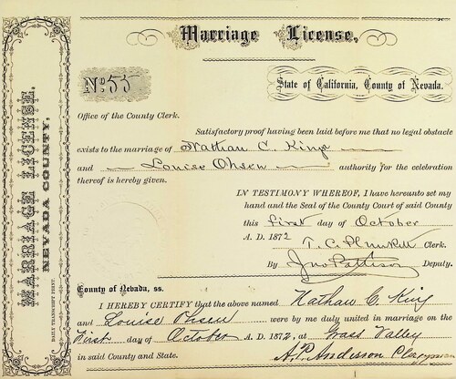 Click to see DR 6 K-10 of Marriage Certificates (DR 6 K)