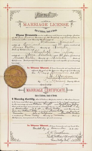 Click to see DR 6 K-18 of Marriage Certificates (DR 6 K)