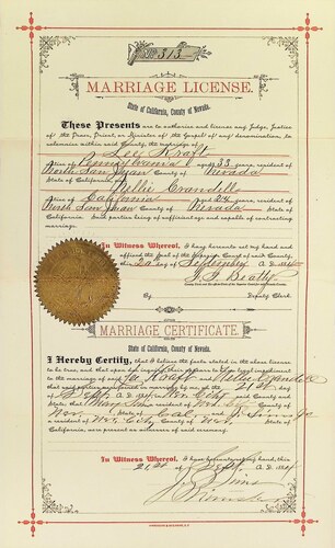 Click to see DR 6 K-25 of Marriage Certificates (DR 6 K)