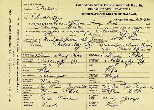Click to see DR 6 K-44 of Marriage Certificates (DR 6 K)