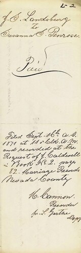 Click to see DR 6 L-2 of Marriage Certificates (DR 6 L)