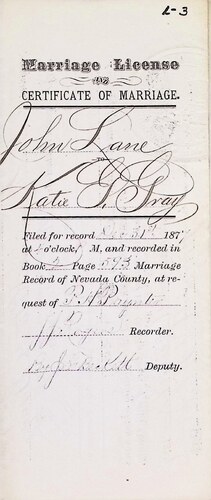Click to see DR 6 L-3 of Marriage Certificates (DR 6 L)