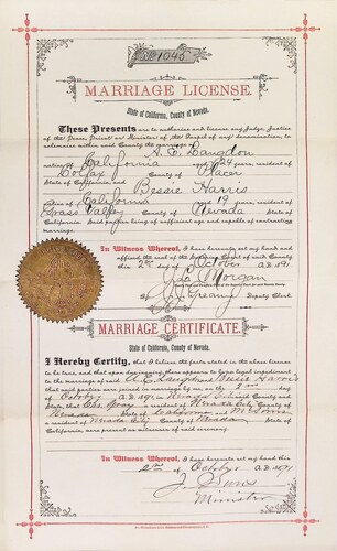 Click to see DR 6 L-7 of Marriage Certificates (DR 6 L)