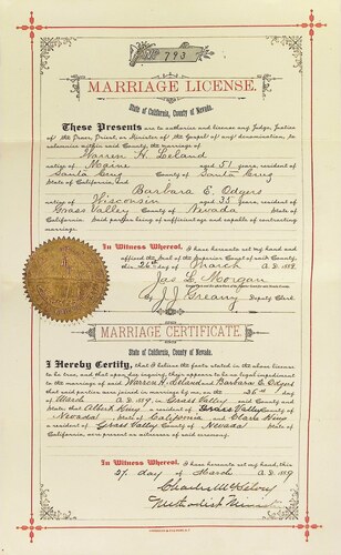 Click to see DR 6 L-17 of Marriage Certificates (DR 6 L)