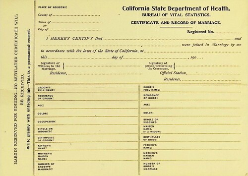 Click to see DR 6 L-52 of Marriage Certificates (DR 6 L)