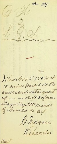 Click to see DR 6 M-54 of Marriage Certificates (DR 6 M)