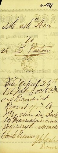 Click to see DR 6 M-84 of Marriage Certificates (DR 6 M)