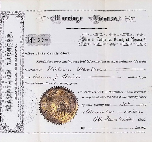 Click to see DR 6 N-2 of Marriage Certificates (DR 6 N)