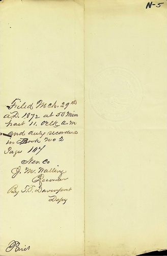 Click to see DR 6 N-5 of Marriage Certificates (DR 6 N)