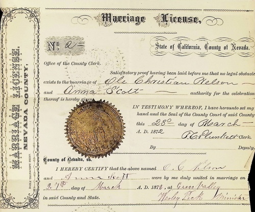 Click to see DR 6 N-5 of Marriage Certificates (DR 6 N)