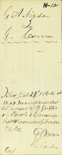 Click to see DR 6 N-12 of Marriage Certificates (DR 6 N)