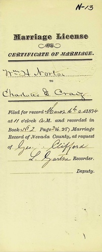 Click to see DR 6 N-13 of Marriage Certificates (DR 6 N)