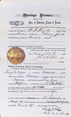 Click to see DR 6 N-14 of Marriage Certificates (DR 6 N)