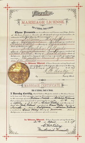 Click to see DR 6 N-18 of Marriage Certificates (DR 6 N)