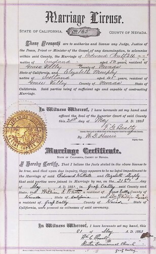Click to see DR 6 N-23 of Marriage Certificates (DR 6 N)