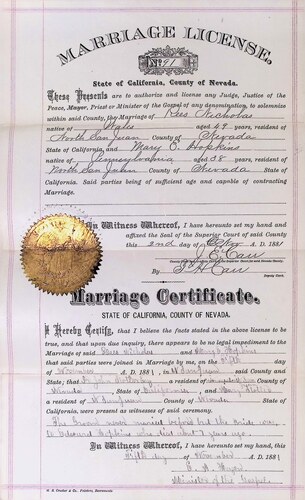 Click to see DR 6 N-28 of Marriage Certificates (DR 6 N)