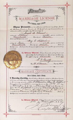 Click to see DR 6 O-19 of Marriage Certificates (DR 6 O)