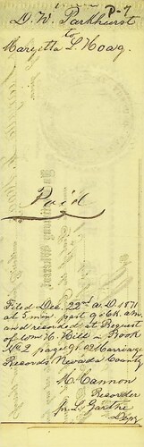 Click to see DR 6 P-7 of Marriage Certificates (DR 6 P)