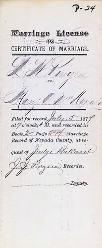 Click to see DR 6 P-24 of Marriage Certificates (DR 6 P)