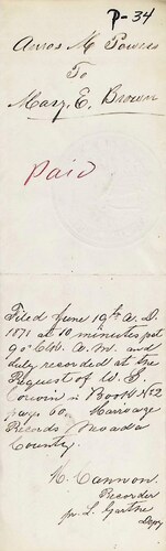 Click to see DR 6 P-34 of Marriage Certificates (DR 6 P)
