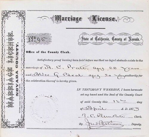 Click to see DR 6 P-36 of Marriage Certificates (DR 6 P)