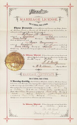 Click to see DR 6 P-65 of Marriage Certificates (DR 6 P)