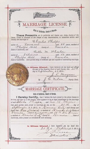 Click to see DR 6 P-76 of Marriage Certificates (DR 6 P)