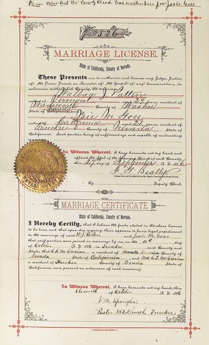 Click to see DR 6 P-80 of Marriage Certificates (DR 6 P)