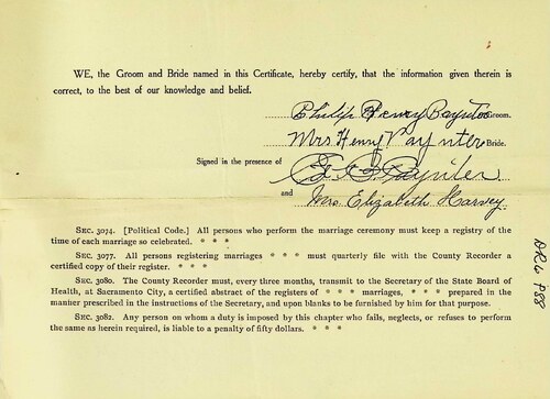Click to see DR 6 P-88 of Marriage Certificates (DR 6 P)