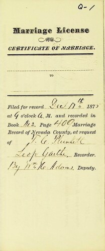 Click to view Marriage Certificates (DR 6 Q) Marriage Certificates (DR 6 Q)