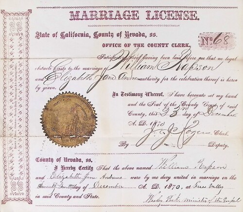 Click to see DR 6 R-4 of Marriage Certificates (DR 6 R)